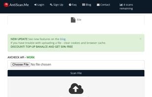 AntiScan.Me screenshot 1