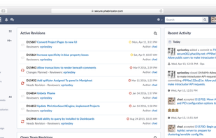 Phabricator screenshot 1