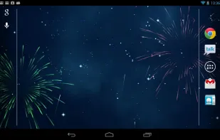 KF Fireworks Live Wallpaper screenshot 1