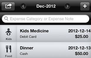 iExpense Diary screenshot 2