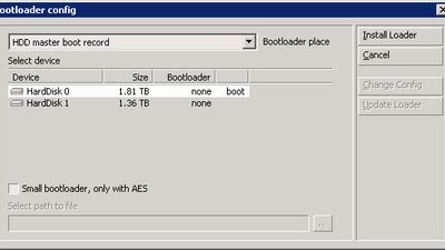 Bootloader Configuration