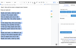 Tell the AI to write anything you want