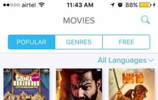 Eros Now screenshot 1