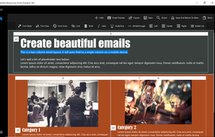 Marble Responsive Email Designer screenshot 1