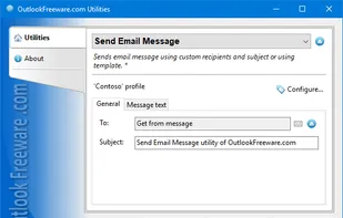 Send Email Message for Outlook screenshot 1