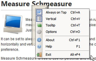 Right click for easy to access options