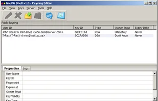GnuPG Shell running GnuPG on Windows