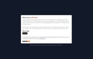 The website