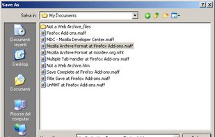Save As-Dialog