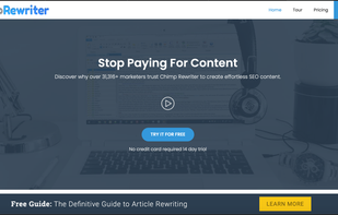 ChimpRewriter screenshot 1