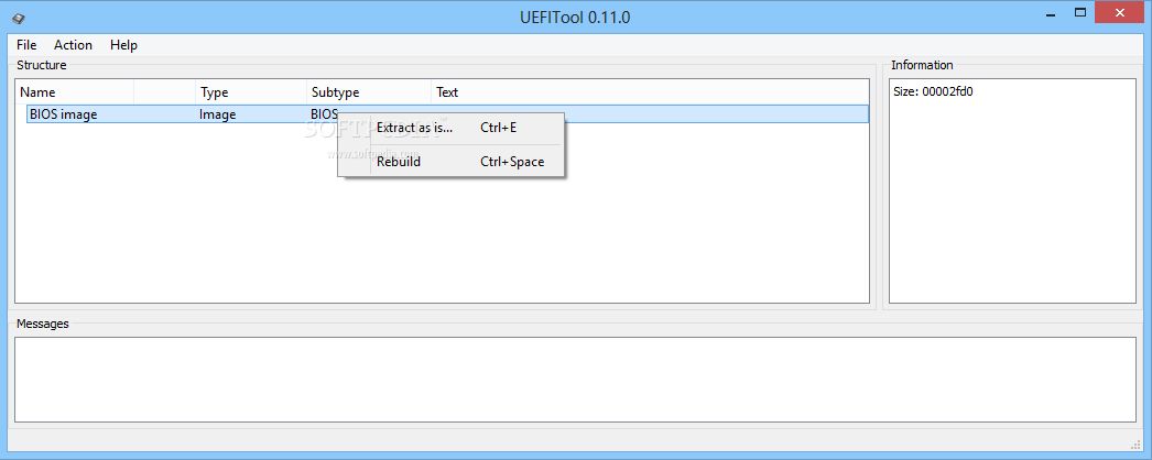 UEFITool A68 download the new version for ipod