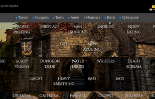 RPG Audio Mixer screenshot 1