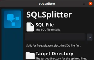 SQLSplitter screenshot 2