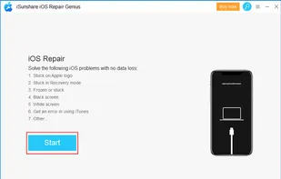 iSunshare iOS Repair Genius screenshot 1