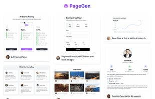 PageGen screenshot 1