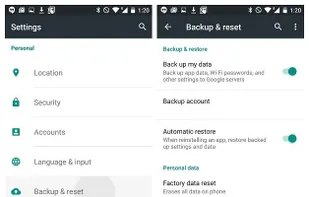 Google Backup And Restore screenshot 1