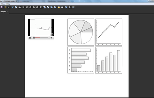 This screenshot shows the graphs and youtube capabilities.