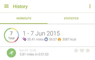Endomondo screenshot 3