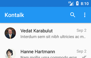 Kontalk Messenger screenshot 1