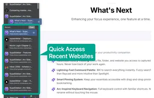SupaSidebar screenshot 2