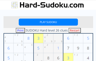 Hard Sudoku screenshot 2