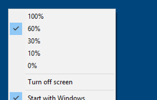 BrightnessControl screenshot 1