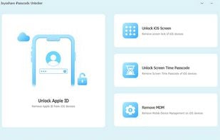 Joyoshare iPasscode Unlocker screenshot 1