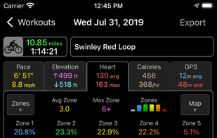 WorkOutDoors screenshot 2