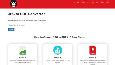 JPG to PDF converter by GorillaPDF
