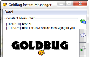 Chat in GoldBug