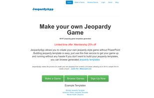 Landing page 