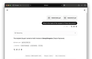 Attach one or multiple PDFs to your conversation. By default, the contents of the PDFs will be converted to RAW text, excluding any visuals.