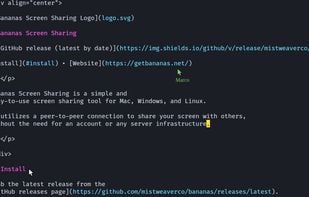 Bananas Screen Sharing screenshot 1