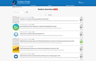 Stock Titan screenshot 1
