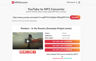 MP3Convert screenshot 1