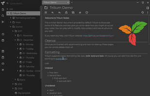 Trilium Notes screenshot 2