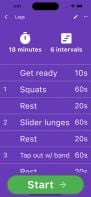 OpenHIIT screenshot 2