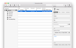 MacPass screenshot 1