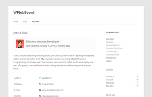WPJobBoard screenshot 3