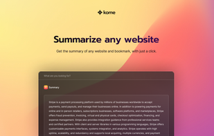 Kome AI screenshot 2