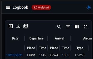 Web-logbook screenshot 2