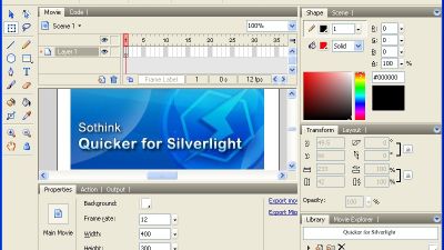 Sothink Quicker for Silverlight screenshot 1