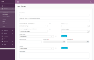 Domain Hosting Management screenshot 2