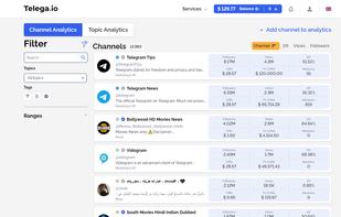 Telega.io screenshot 1