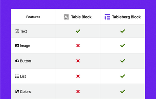 Tableberg screenshot 1