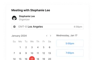 Built-in scheduling
