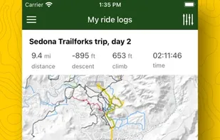 Trailforks screenshot 3