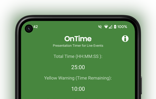 OnTime - Presentation timer screenshot 1