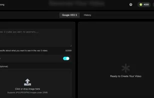 Create page of Veo 3