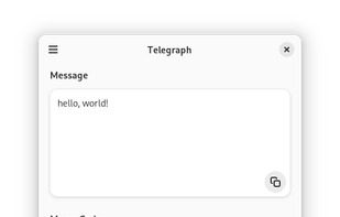 Telegraph screenshot 1